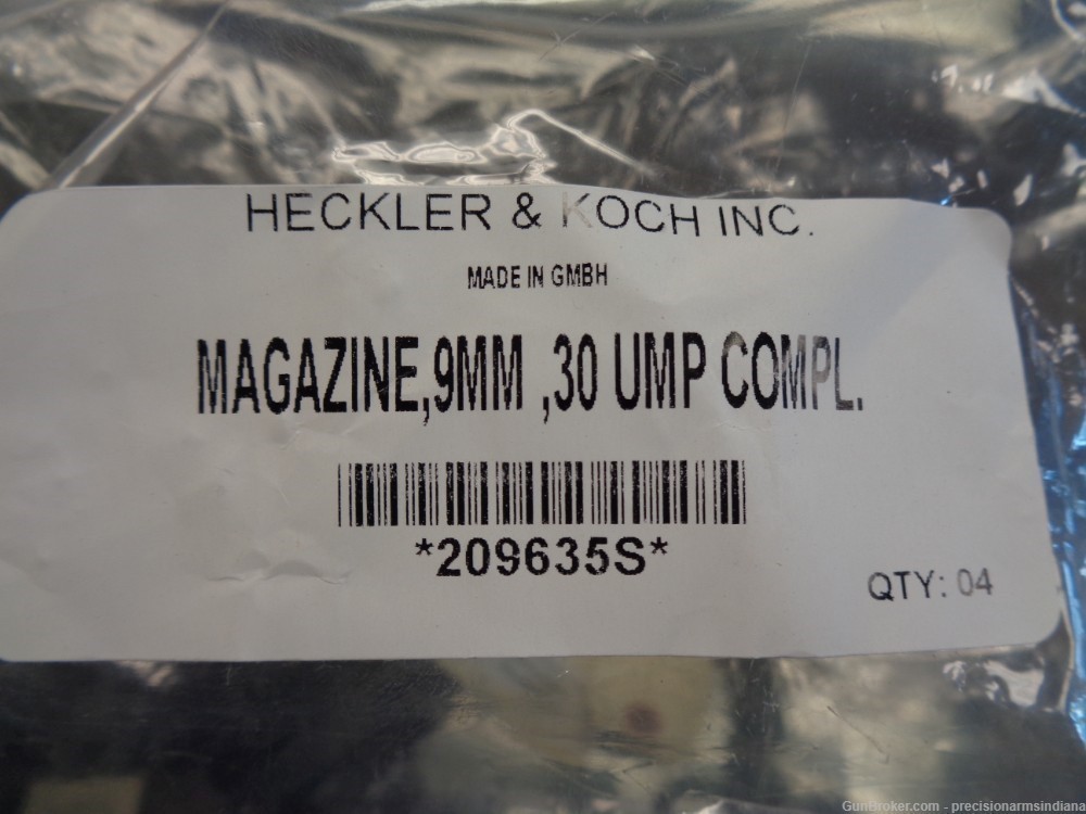 NEW H&K Heckler & Koch UMP 9mm Magazine 30rd #209635S-img-1