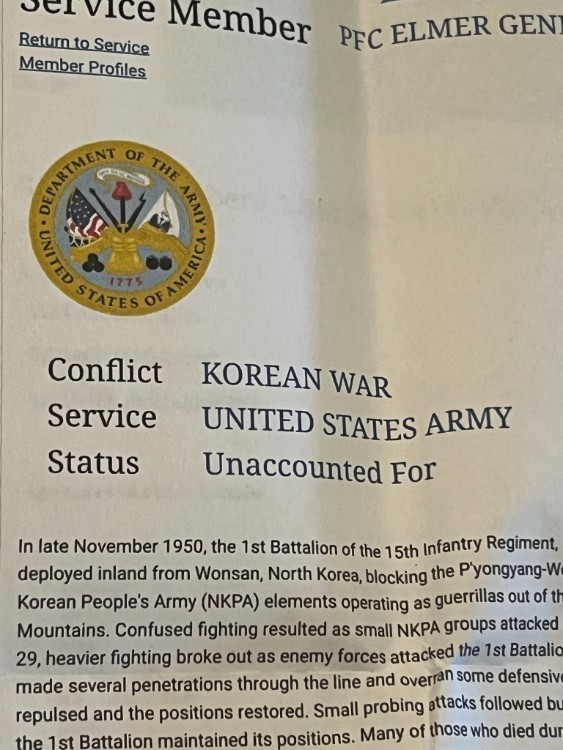 US ARMY KOREAN WAR PURPLE HEART MEDAL IN CASE, NAMED KIA-img-5