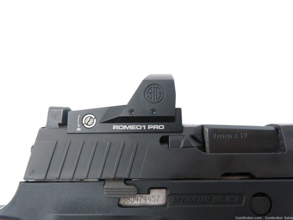 Sig Sauer P320 X-Compact 3.6" 9mm Semi-Auto Pistol w/ Optic, 2 Magazines-img-9