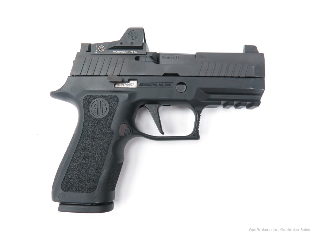Sig Sauer P320 X-Compact 3.6" 9mm Semi-Auto Pistol w/ Optic, 2 Magazines-img-12