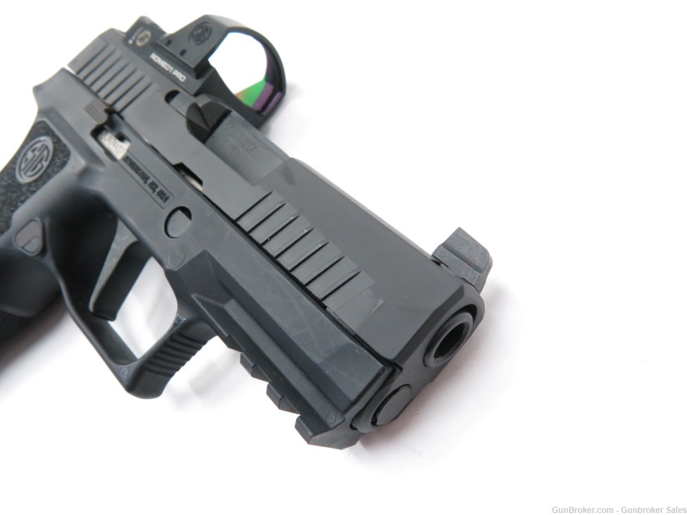 Sig Sauer P320 X-Compact 3.6" 9mm Semi-Auto Pistol w/ Optic, 2 Magazines-img-13