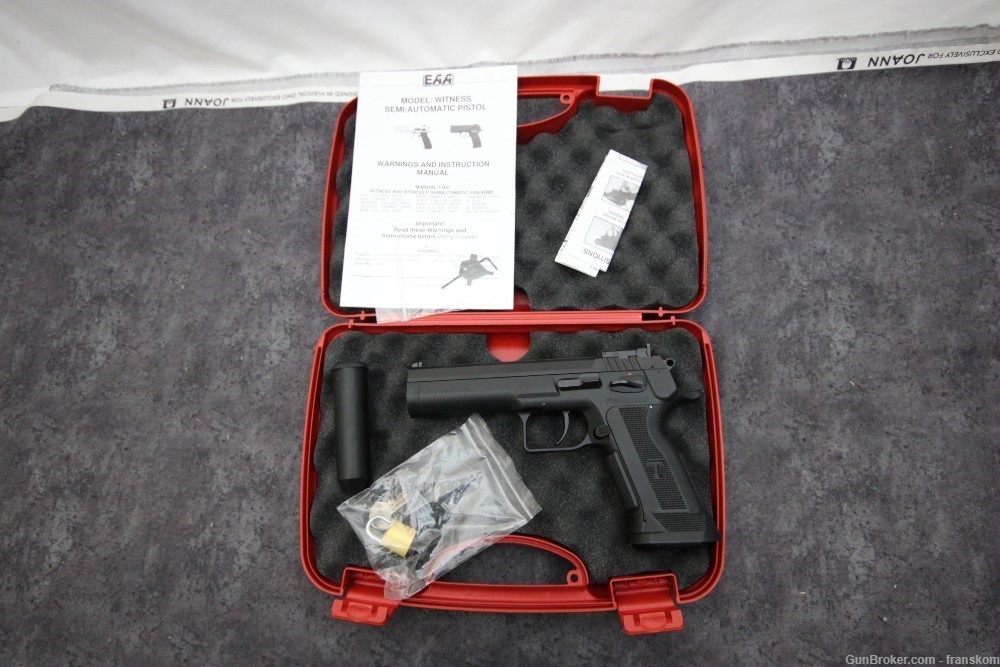 Tanfoglio Model Witness Competition in 9 MM with 5" Barrel.-img-0