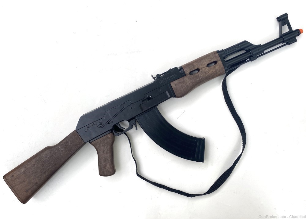 Ukraine Army AK Realistic Cap RIfle, 8 shot, Metal & Plastic Made in Spain-img-0