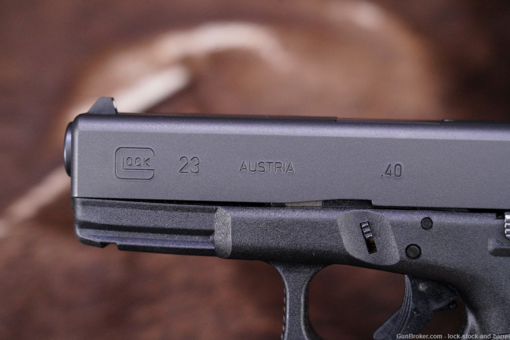 Glock 23 G23 Gen 3 .40 S&W 4.02” Striker Fired Semi Automatic Pistol-img-13