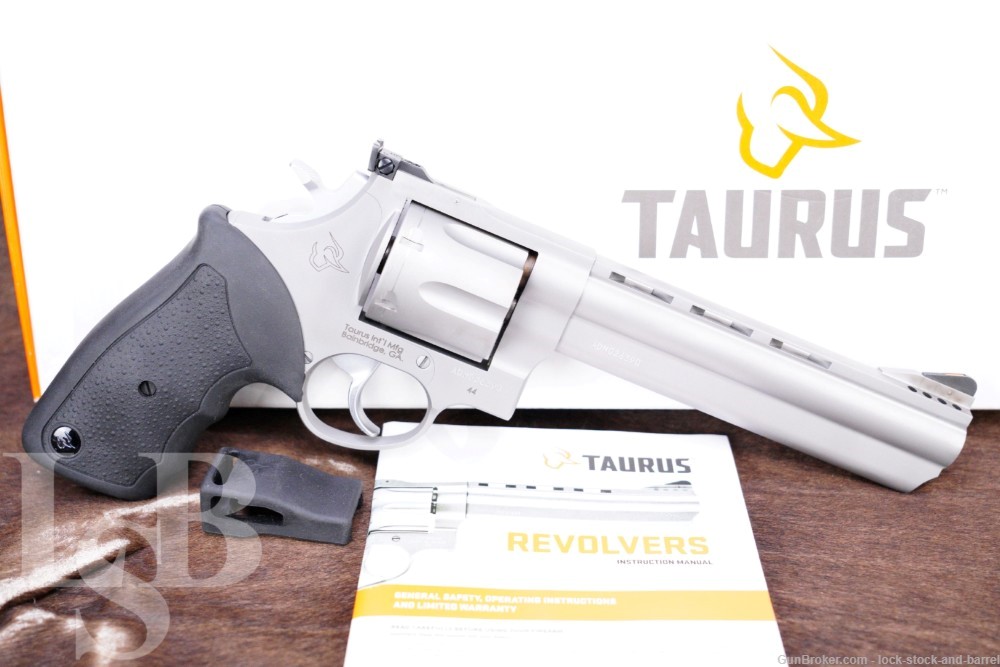 Taurus Model 44SS 44-SS .44 Mag Stainless Double Action SA/DA 6.5” Revolver-img-0