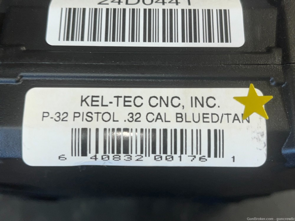 Kel-Tec P32 32acp Keltec P32 2.7" Blued / Tan EDC CCW LAYAWAY-img-12