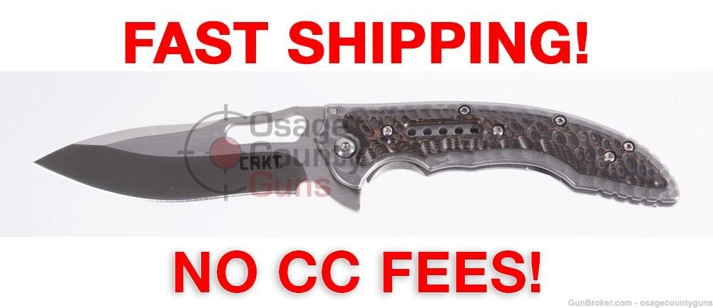 CRKT Fossil Compact - Stainless / Brown-img-0