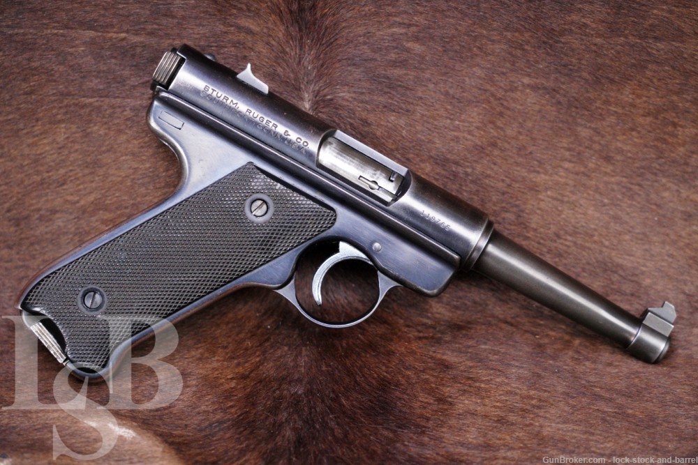 Ruger Pre-Warning Standard .22 LR 4 3/4” Semi Auto Pistol MFD 1956 C&R -img-0