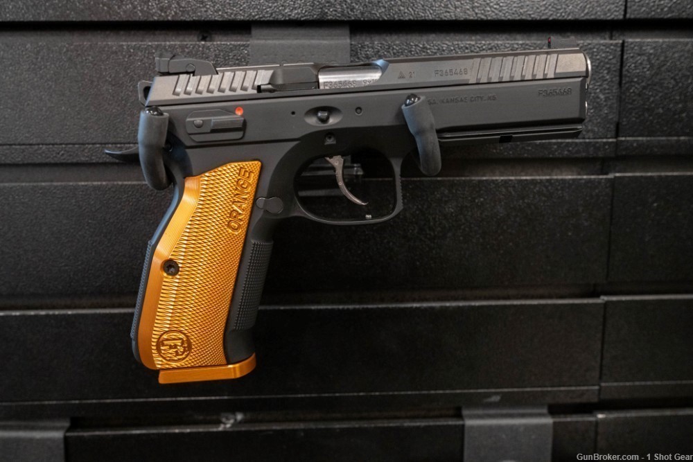 CZ USA Shadow 2 9mm Steel Frame Pistol Black/Orange-img-0