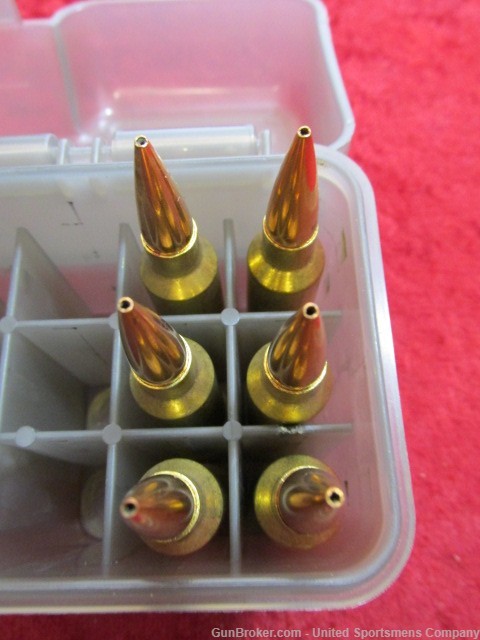 .300 wsm RELOADS-Nosler 165 gr Game Bullet w/H380 powder-72 rounds!-img-2