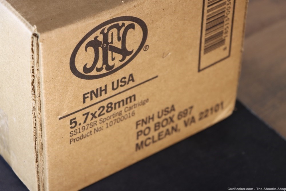 FNH FN 5.7X28MM Ammunition 2000RD AMMO CASE Lot 40GR VMAX High Performance -img-10
