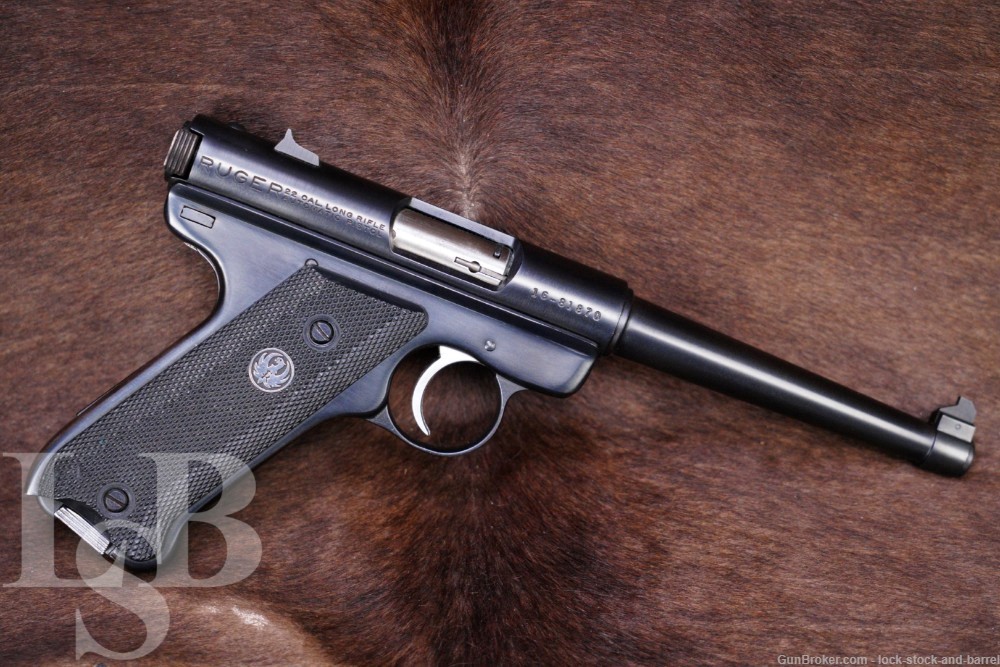 Sturm, Ruger & Co Standard .22 LR 6” Semi Automatic Pistol MFD 1980 NO CA-img-0
