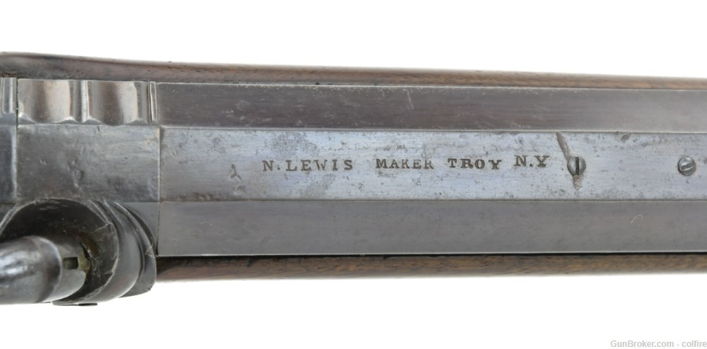 N. Lewis Troy N.Y. Marked Target Rifle (AL4898)-img-3