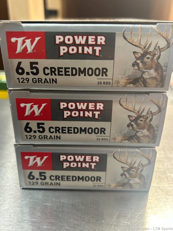 Winchester X651 Super-X Rifle Ammo 6.5 Creedmoor Power Point 129 Gr 60rds-img-1