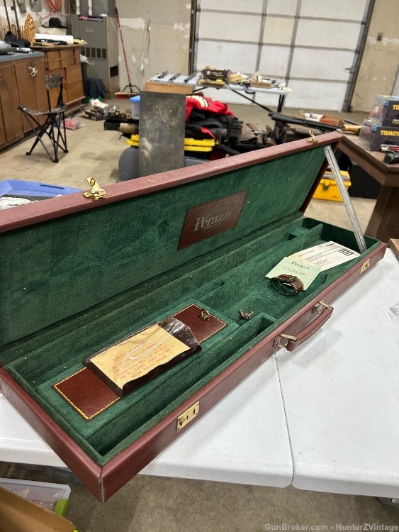 Vintage Shotgun Case by PERAZZI W KEYS! Winchester -img-0