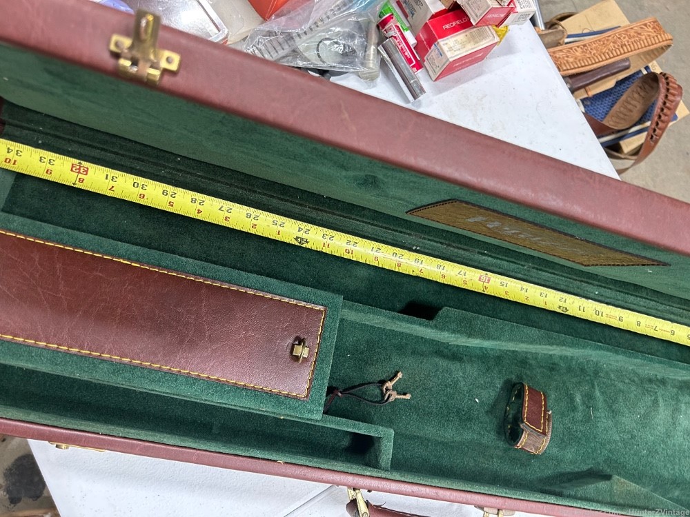 Vintage Shotgun Case by PERAZZI W KEYS! Winchester -img-4