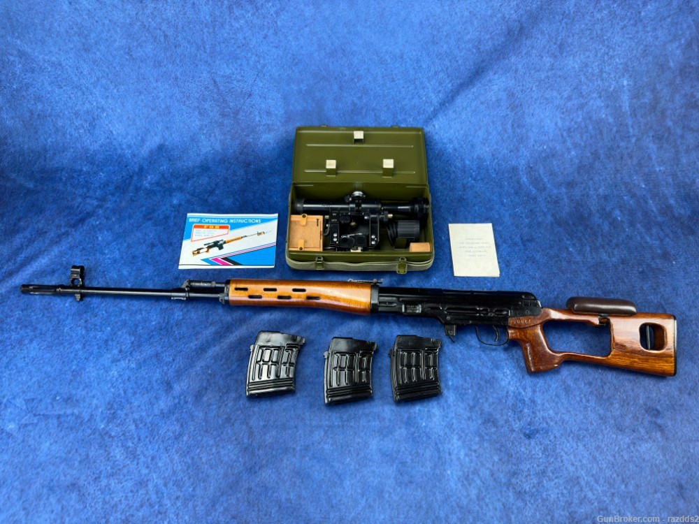 Pre-ban Norinco NDM-86 Dragunov SVD with matching scope,case,3 mags,manual-img-9