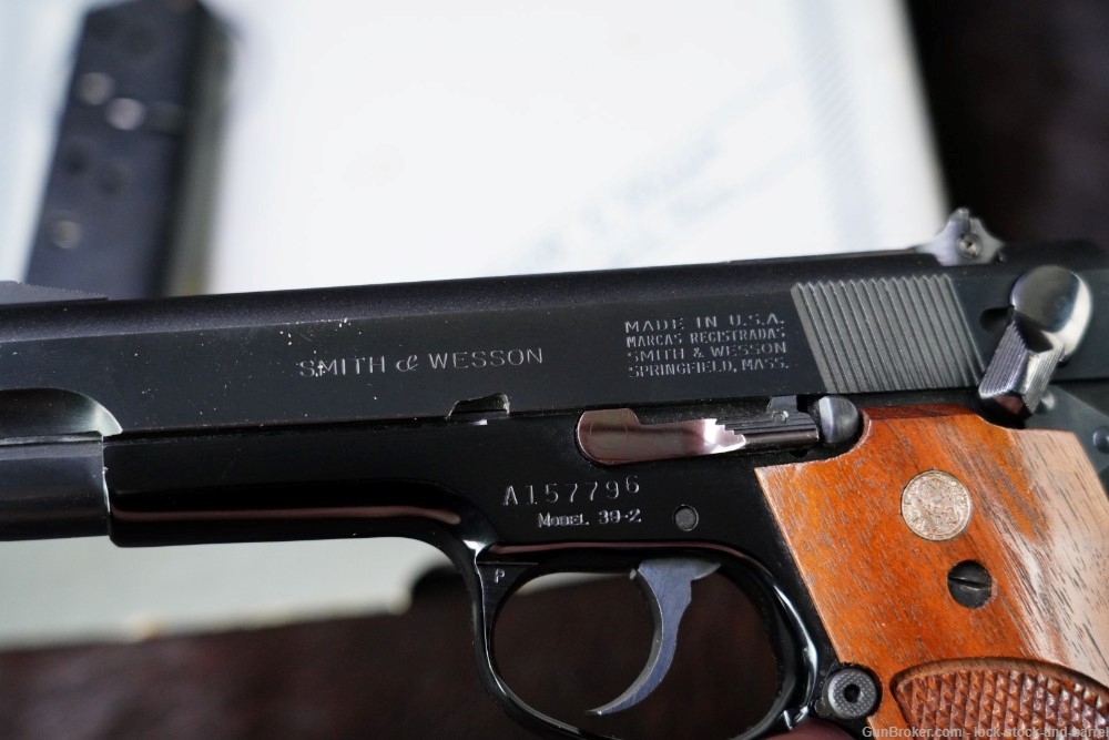 Smith & Wesson S&W Model 39-2 9mm 4" DA/SA Semi-Automatic Pistol C&R-img-10