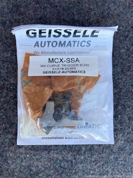 Geissele Super MCX SSA - M4 Curved Trigger 05-658 fits MCX-img-0