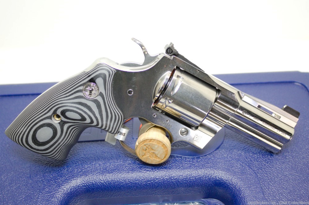 NEW Colt Python Combat Elite 3" .357 Magnum G10 Grips NO CC FEE!-img-1