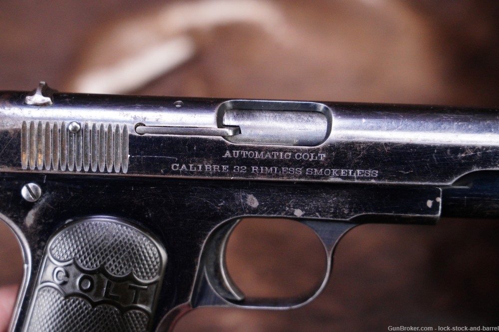 Colt 1903 Pocket Hammerless Type I .32 ACP Semi-Automatic Pistol, 1904 C&R-img-10