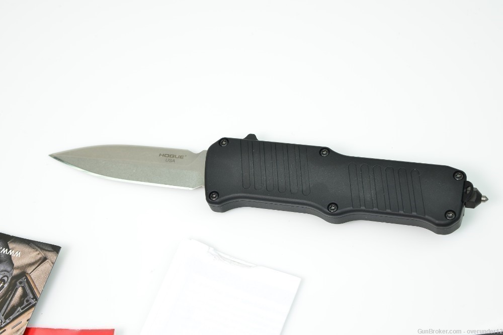 Hogue Mini Incursion Tactical AUTO OTF Knife 154CM with sheath AUTHENTIC-img-2