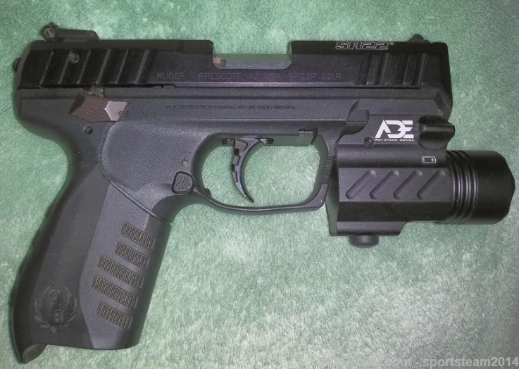 PL200S-A Flashlight for all handgun Springfield, Glock, HK-img-11