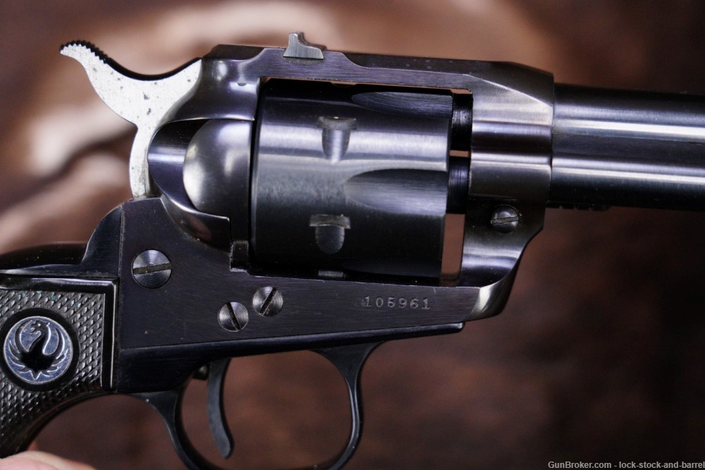 Ruger Pre-Warning 3-Screw Single-Six .22 LR Revolver & Holster MFD 1958 C&R-img-12