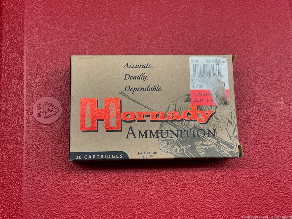 Hornady 8x57 8MM 7.92 Mauser Match SMK Hollow Point Boatail 196 Grain 82298-img-0