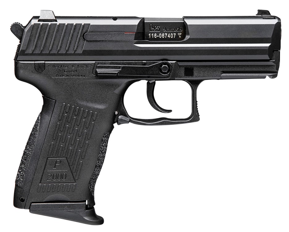 HK  P2000 V2 LEM 9mm Luger 3.66 10+1 (3) Black -img-0