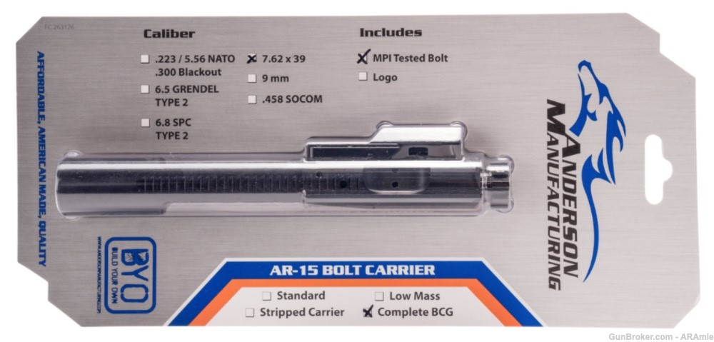 ANDERSON MANUFACTURING 7.62X39 BOLT CARRIER GROUP ASSEMBLY-img-0