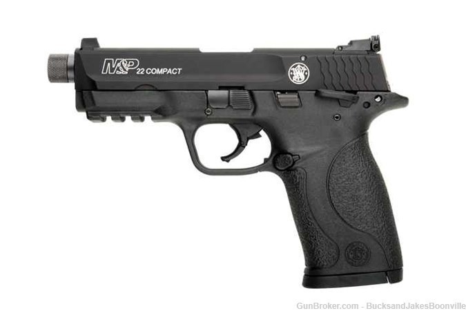 SMITH AND WESSON M&P22 COMPACT SUPPRESSOR READY 22 LR-img-0