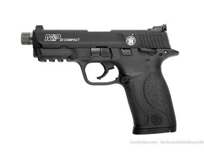 SMITH AND WESSON M&P22 COMPACT SUPPRESSOR READY 22 LR