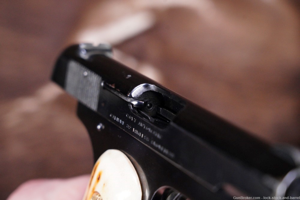 Colt Model 1903 Pocket Hammerless .32 ACP Semi Automatic Pistol, 1919 C&R-img-12