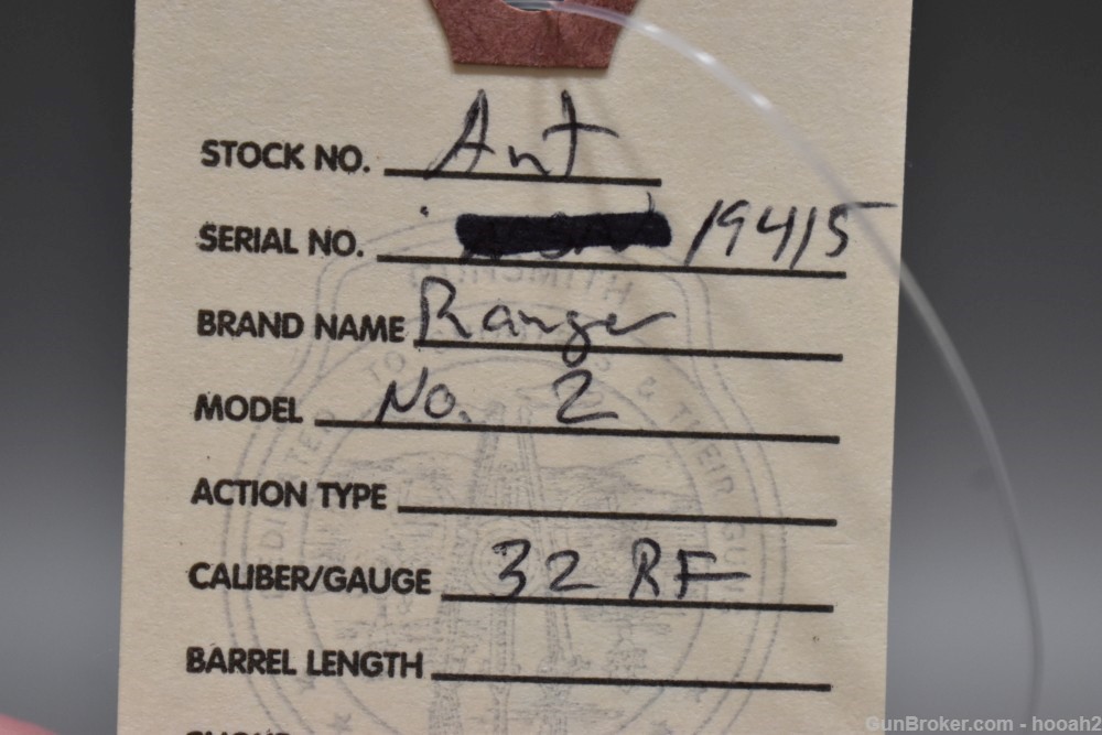 Ranger No 2 Spur Trigger Revolver 32 Rimfire Hopkins & Allen READ-img-1