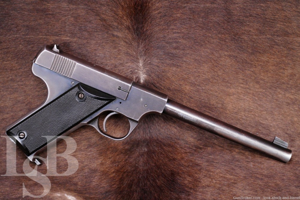 High Standard Model B Type I-A .22 LR 6.75" Semi-Automatic Pistol, 1937 C&R-img-0