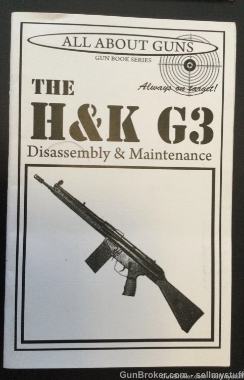 SKS, P 38, H&K G3 Booklets ( qty 3 booklets) -img-3