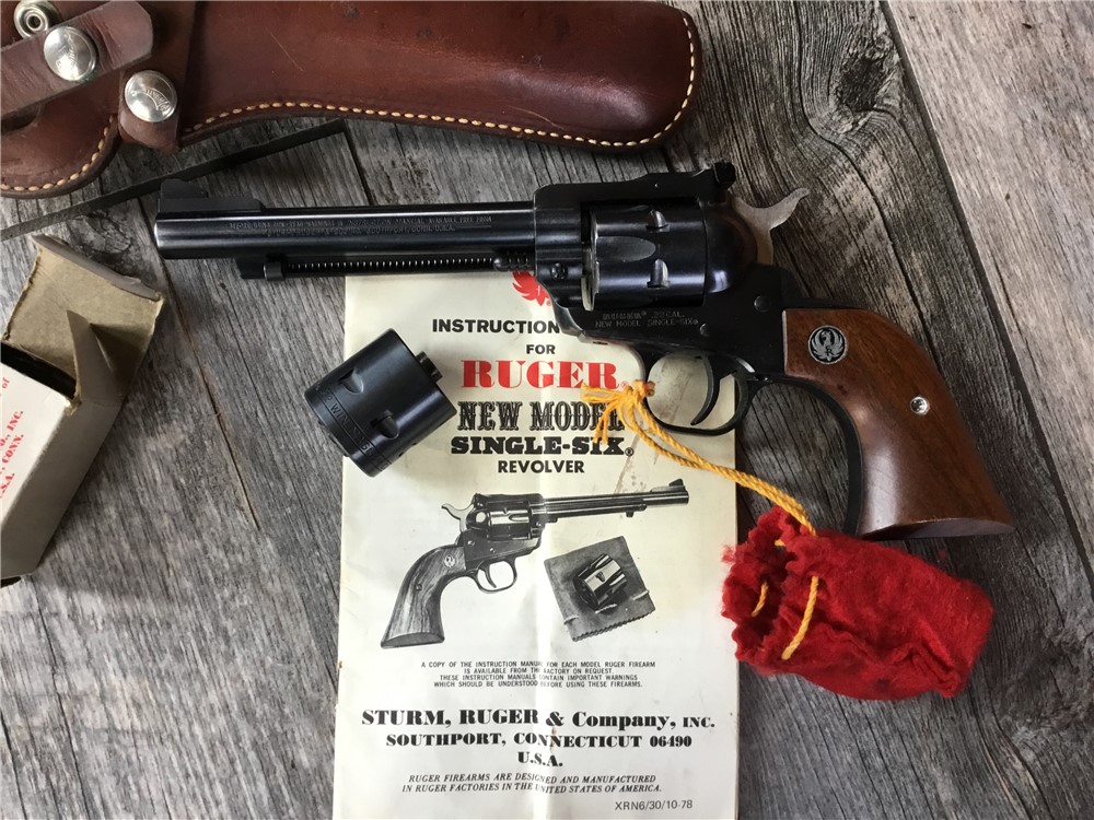 Ruger New Model Single Six 5-1/2” 22 LR/22 Magnum-img-1