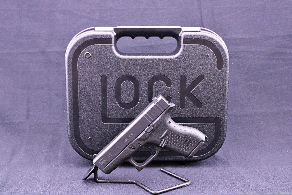 GLOCK 42 380 ACP 3.25" BBL FACTORY BOX SAFE ACTION TRIGGER G42 POCKET GUN -img-2