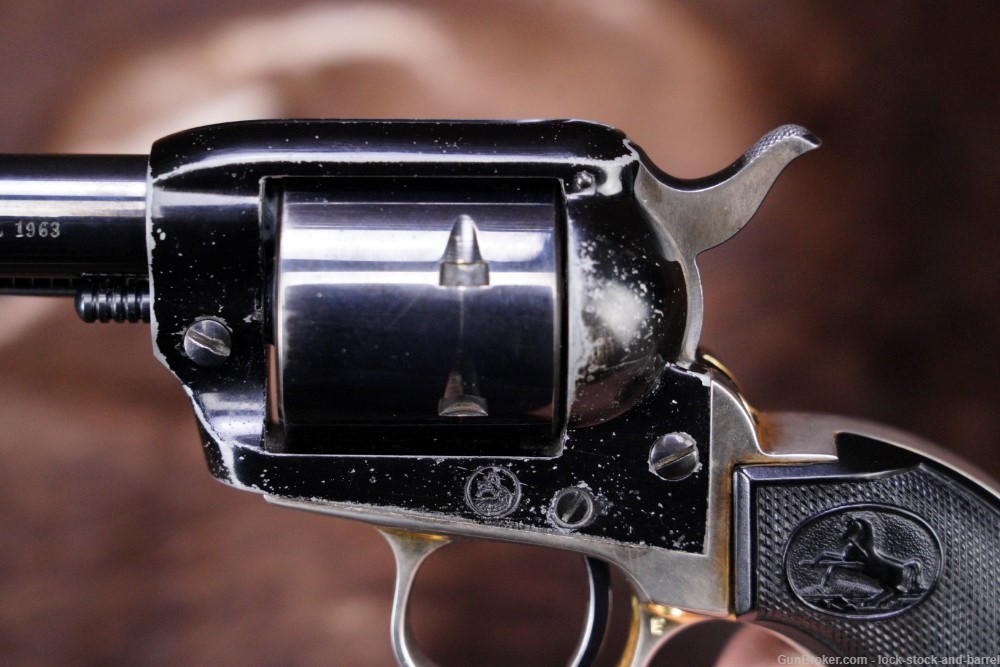 Colt West Virginia Centennial Frontier Scout .22 LR Revolver, MFD 1963 C&R-img-12