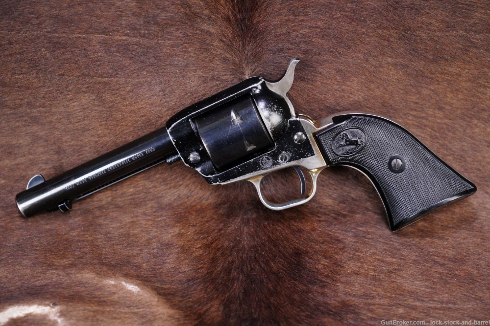 Colt West Virginia Centennial Frontier Scout .22 LR Revolver, MFD 1963 C&R-img-3