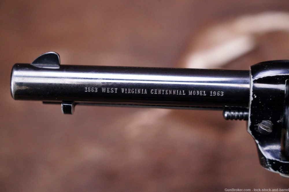 Colt West Virginia Centennial Frontier Scout .22 LR Revolver, MFD 1963 C&R-img-13