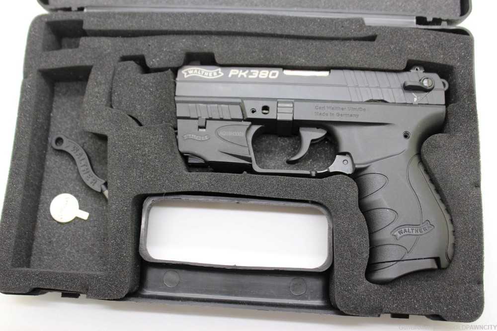 Walther Arms PK380 380 ACP Black, with Integrated Laser-img-0