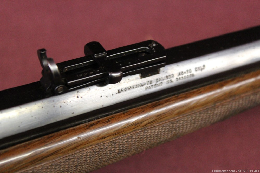 Browning B-78 .45-70 Single Shot Rifle Made in 1976 -img-24