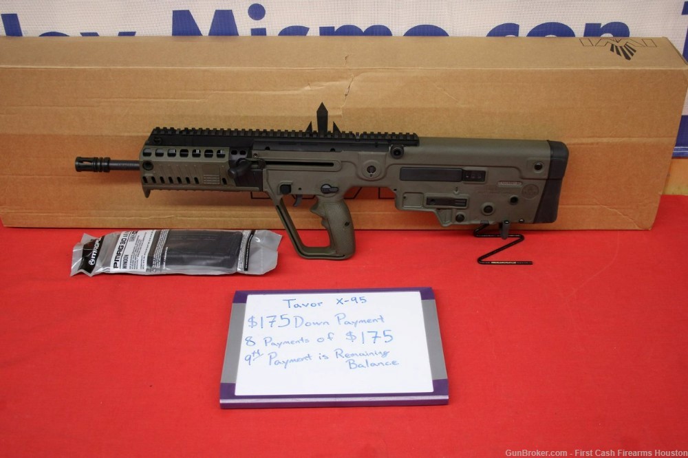 IWI, Tavor X-95, 5.56 Nato, New, LAYAWAY TODAY Up to 270 Days-img-0