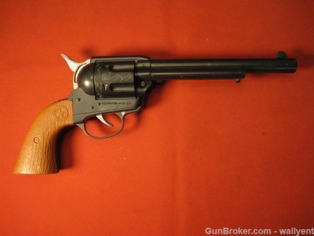 Frontier .44 Cal Replica Revolver 1950s? Gunsmith Tool Holsters Cap Gun-img-8
