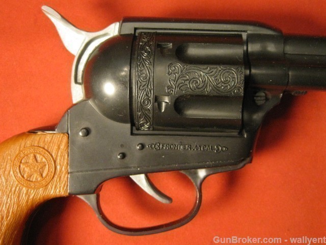 Frontier .44 Cal Replica Revolver 1950s? Gunsmith Tool Holsters Cap Gun-img-11