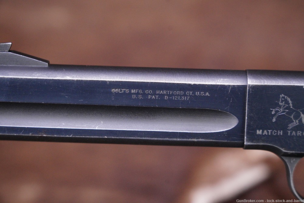 Colt Woodsman Match Target 2nd Series .22 LR Semi-Automatic Pistol 1952 C&R-img-13