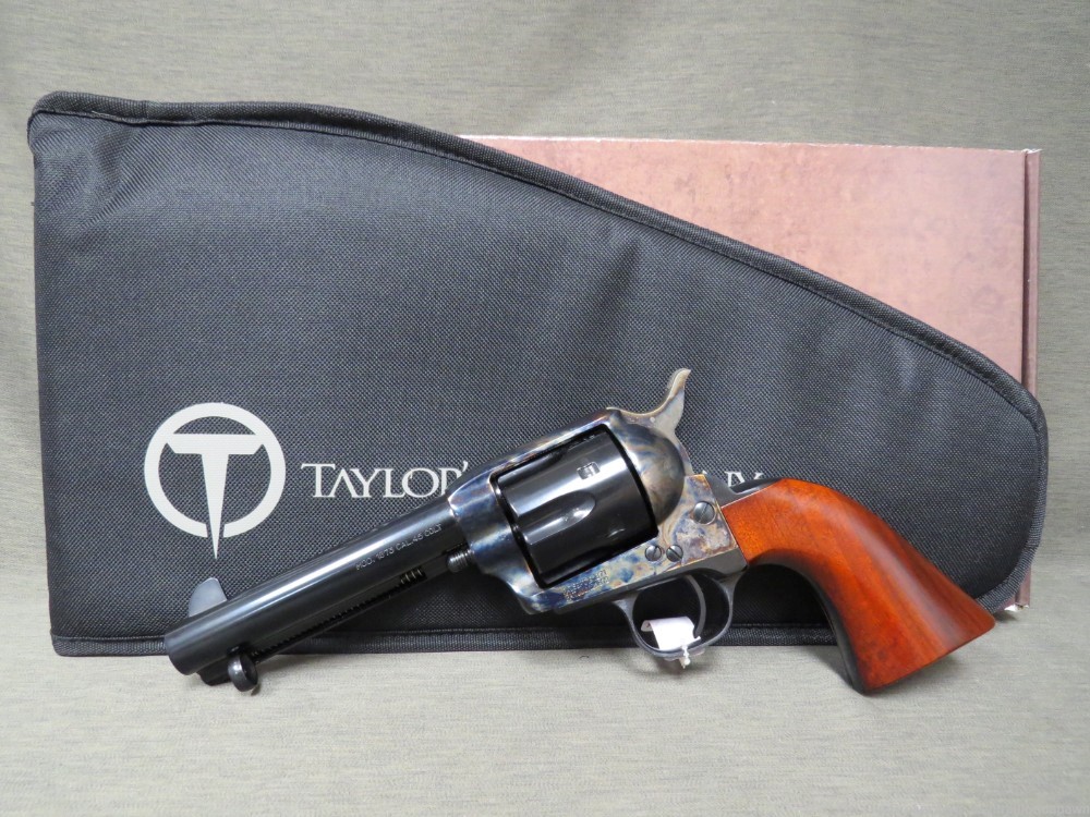 Taylor's Uberti Cattleman Old Model .45 LC Revolver 4.75" Taylors 550863-img-0