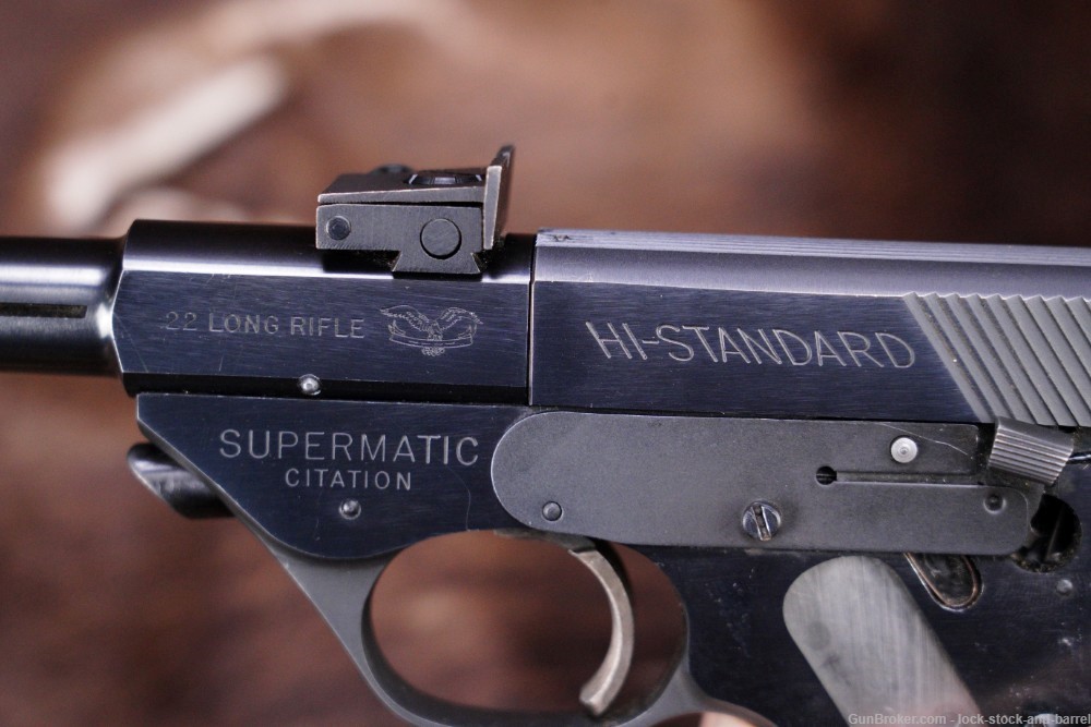 High Standard Model 103 Supermatic Citation 22 LR Semi-Auto Pistol 1961 C&R-img-11